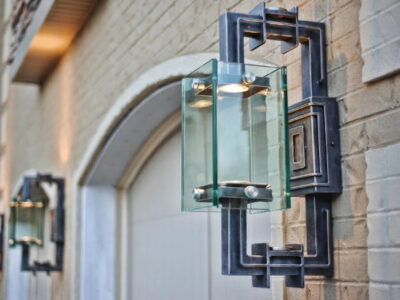Transitional-Modern Steel Lighting