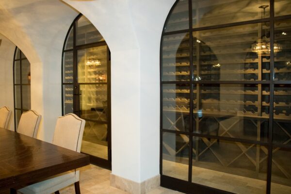 Gallery Deloache Residence Low Profile Wine Doors