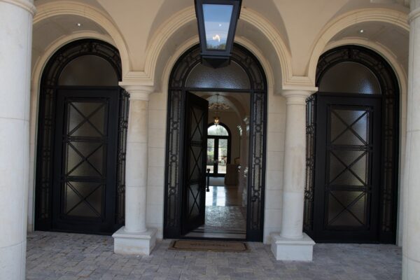 Gallery Deloache Residence South Beach Steel Iron Doors Entrance
