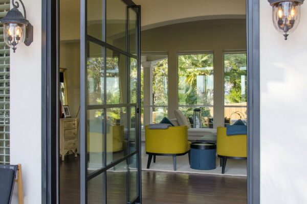 Mont Blanc Residence Gallery Low Profile Pivot Door Mont Blanc