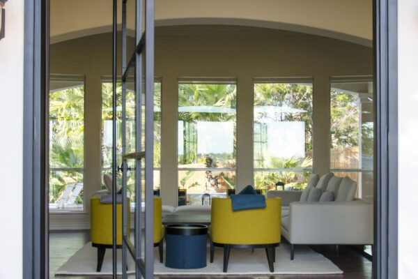 Mont Blanc Residence Gallery Low Profile Pivot Door Mont Blanc