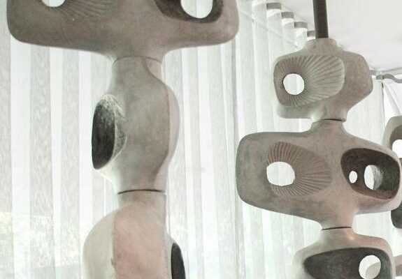 Sabinos Residence Gallery Custom Stone Mineral Temple Sculpture Structure