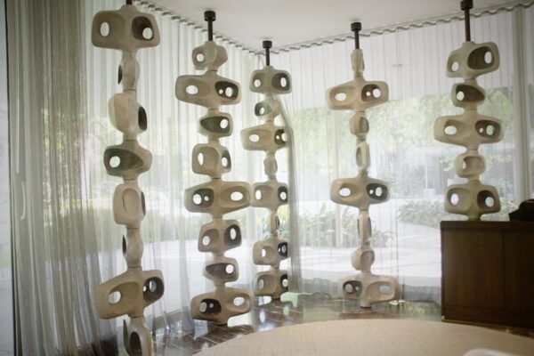 Sabinos Residence Gallery Custom Stone Mineral Temple Sculpture Structure