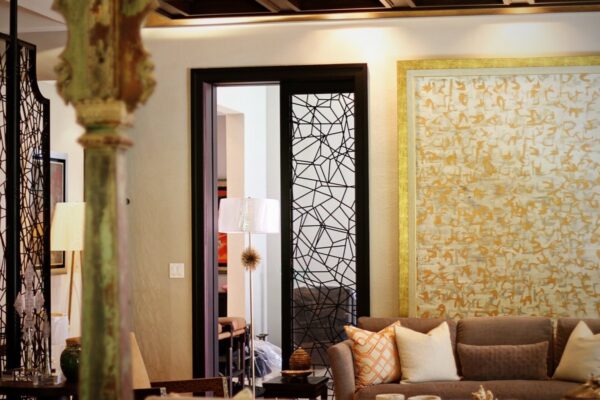 Screen Deco Wall Divider Mission San Juan Residence Gallery 11