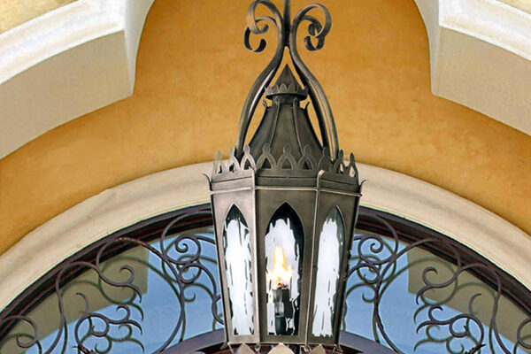 solara-custom-classic-steel-outdoor-lighting-entrance-gibraltar