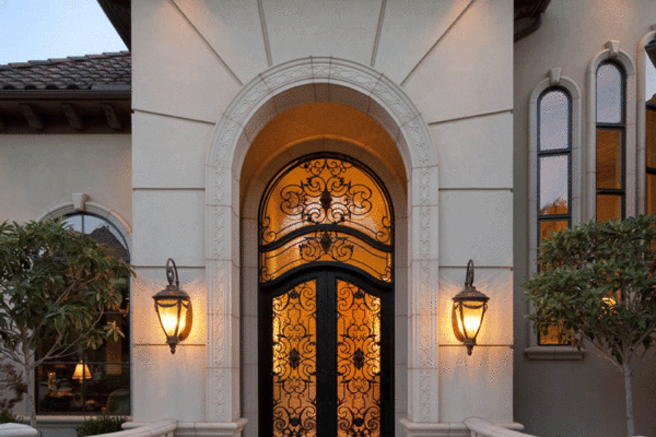 1-Mirage-classic-wrought-iron-doors-contemporary-steel-doors-solara-doors-lighting--CLA-S4030-(87)