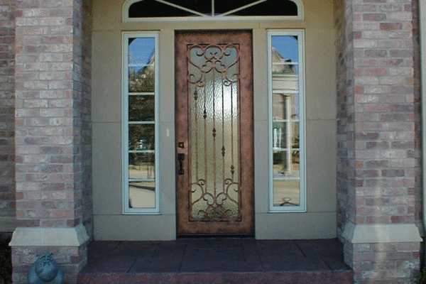 1-Romance-classic-wrought-iron-doors-contemporary-steel-doors-solara-doors-lighting-CLA-S2038-(7)