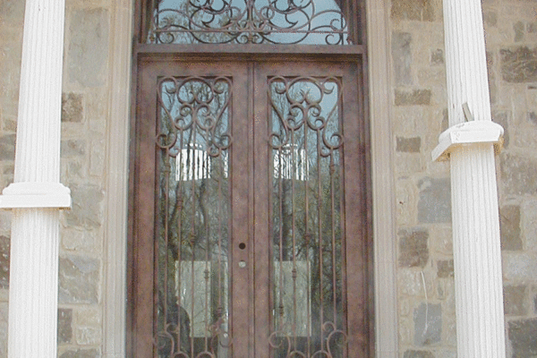 4-Romance-classic-wrought-iron-doors-contemporary-steel-doors-solara-doors-lighting-CLA-S2038-(10)