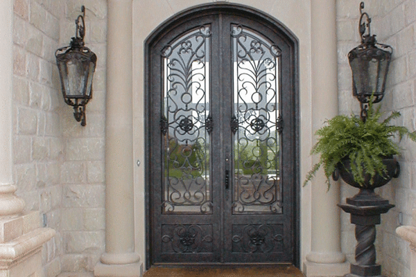 9-Grace-classic-wrought-iron-doors-contemporary-steel-doors-solara-doors-lighting-CLA_S4010-(5)