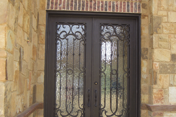 Giselle-classic-wrought-iron-doors-contemporary-steel-doors-solara-doors-lighting-CLA-S2003-(1)