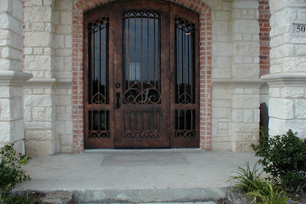 Gothic-Arches-classic-wrought-iron-doors-contemporary-steel-doors-solara-doors-lighting-CLA-S1012