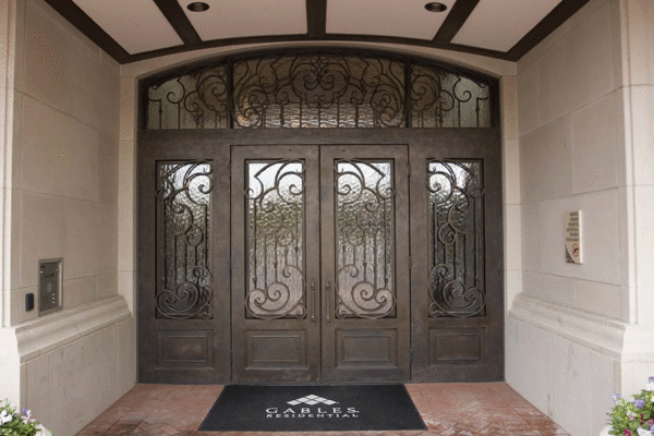 Oasis-classic-wrought-iron-doors-contemporary-steel-doors-solara-doors-lighting-CLA-S3007-(3)