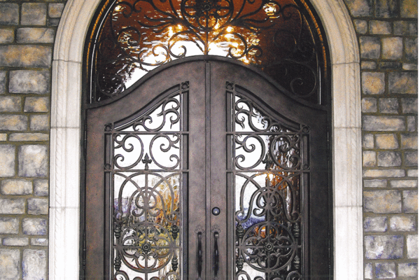 Pisa-classic-wrought-iron-doors-contemporary-steel-doors-solara-doors-lighting-CLA-S4024-(1)