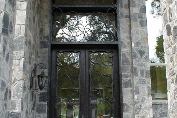 Reflections-classic-wrought-iron-doors-contemporary-steel-doors-solara-doors-lighting-CLA-S1030-(2)
