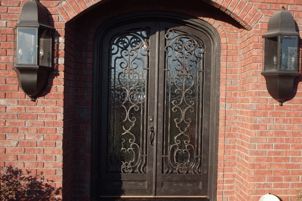 Sancity-classic-wrought-iron-doors-contemporary-steel-doors-solara-doors-lighting-CLA-S4049
