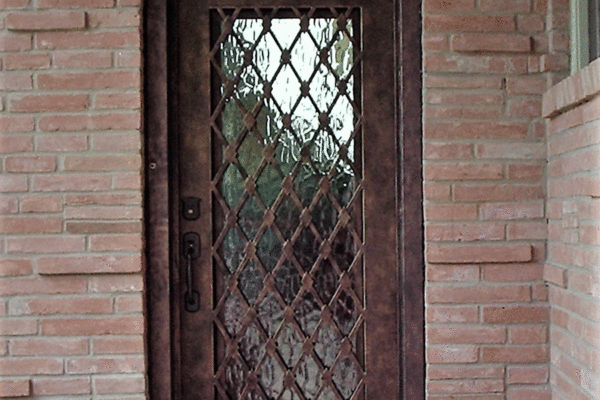 Sienna-classic-wrought-iron-doors-contemporary-steel-doors-solara-doors-lighting-CLA-S2098