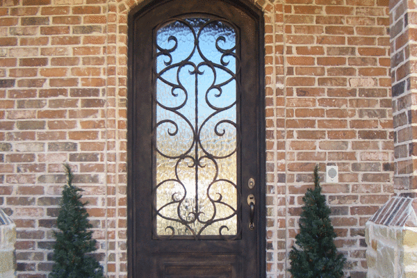 Silhouette-classic-wrought-iron-doors-contemporary-steel-doors-solara-doors-lighting-CLA-S3055-(3)