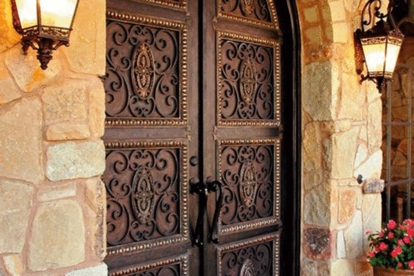 Sorrento-classic-wrought-iron-doors-contemporary-steel-doors-solara-doors-lighting-CLA-S4054-(1-(22)